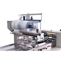 Machine d'emballage horizontale pour coussins d'air, remplissage d'azote, pour hamburgers, pains grillés, pains pita, croissants et autres types de pain