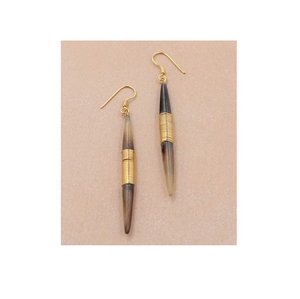 Water Buffalo and Steel Unique Design <b>Earrings</b> with Vintage Style Handmade in Party Ware Items and Hot Sale - Product Image 5