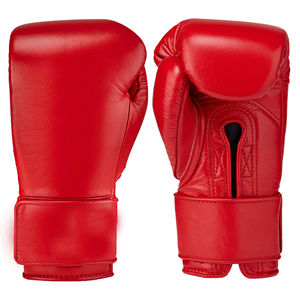 Gants de MMA professionnels OEM/ODM 14 oz en cuir, doigts complets, fermeture à boucle et crochet, haute qualité, colorés, pour adultes, entraînement - Product Image 4