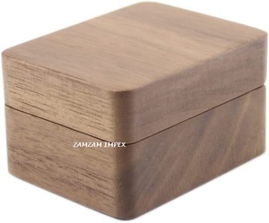 Support pour bagues en bois de manguier peint pour 3 bagues, artisanal, moderne, durable, présentoir et organisateur de bijoux - Product Image 3