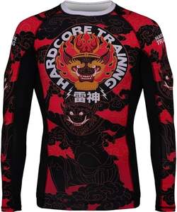 Rash Guard Hommes Sublimation Imprimé Spandex Rash Guard Gym Surf Plongée Rashguard Compression Chemises Rashguards - Product Image 2