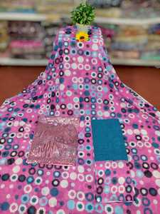 Vestido de Novia para Niña, Diseño de Flor de Esmeralda, Ligero, Tradicional Somalí, de Algodón, para Dirac, Jacquard, Elegante, Diseño Shaash - Product Image 6