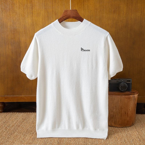 เสื้อวิ่งฤดูร้อนคุณภาพสูง แขนสั้น แห้งเร็ว ใส่สบาย ผ้าทวิล พิมพ์ลาย/สีพื้น ทรงโอเวอร์ไซส์ - Product Image 4