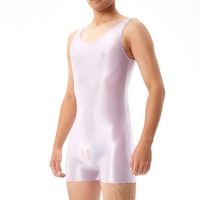 Sexy rayonne Fitness lutte Singlet hommes gilet body combinaison pour vêtements actifs et sport intimes sous-vêtements vêtements de nuit
