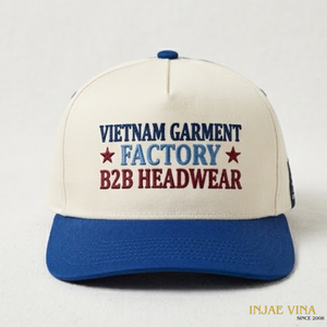 Casquette Snapback 5 Panneaux Brodée Personnalisée avec Logo, Haute Qualité, Bicolore, Style Baseball, Tendance Extérieure, Fabriquée au Vietnam - Product Image 2