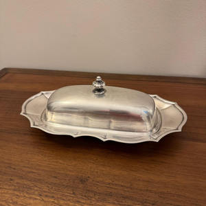 Stainless Steel Butter Dish <b>With</b> Secure Fit <b>Lid</b> And Stylish Look Suitable For <b>Small</b> Counters And Minimalist Kitchens - Product Image 1