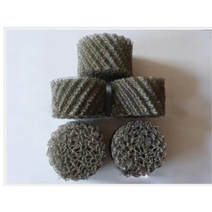 Export Selling Stainless Steel Knitted Metal Wire Mesh Gauze Structured Packing Mesh For Distillation Column from India