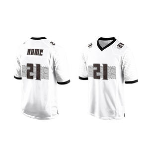 Camisetas de Fútbol Americano Retro Personalizadas al por Mayor, 100% Poliéster, Diseño Personalizado, Cosidas, para Equipos Deportivos - Product Image 3