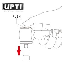 Clé dynamométrique professionnelle isolée VDE de qualité industrielle/DIY, fabriquée à Taïwan par UPTI, haute qualité, type à cliquet, anti-choc électrique, 3/8''
