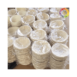 Bol de service en rotin écologique | Paniers de rangement tissés de haute qualité pour les fruits et les collations | Accessoires pour la maison et la cuisine - Product Image 3