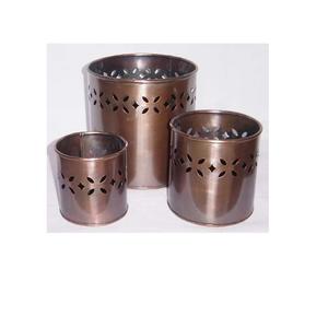 Jardinière à fleurs de finition antique, design standard, forme personnalisée, pots de fleurs décoratifs pour la décoration de la maison et de la pépinière - Product Image 1