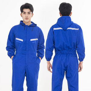 Overol de Trabajo de Seguridad con Logotipo Personalizado, Uniforme de Trabajo Transpirable, Engrosado, Antiestático y Reflectante de Poliéster, Venta Directa de Fábrica - Product Image 5