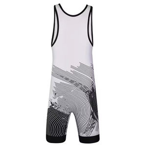 Singlets de Lucha Sublimados Baratos, Unisex, Ligeros, Elásticos, Transpirables, de Secado Rápido, Duraderos, Personalizables, Ropa Deportiva de Poliéster - Product Image 4