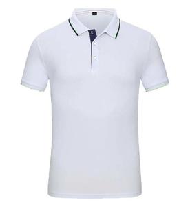 Chemises polo pour hommes T-shirt uni vierge à manches courtes haute qualité 100% polyester T-shirt polo décontracté personnalisé pour hommes - Product Image 2