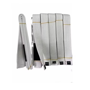 Cinturón de Karate y Jiu Jitsu Brasileño con Logotipo Personalizado, Alta Calidad, 100% Algodón, Logotipo Frontal Personalizable, Uniforme de Artes Marciales - Product Image 6