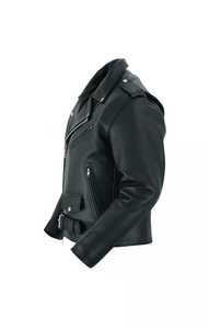 แจ็คเก็ตหนัง brando สำหรับผู้ชายเสื้อแจ็คเก็ตหนังแท้สำหรับนักขี่จักรยาน - Product Image 4