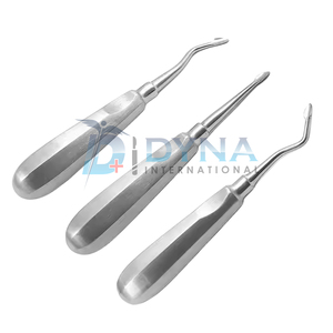 Juego de 3 Elevadores Dentales para Cirugía de Raíz, Izquierdo+Derecho+Recto, Cóncavos - Product Image 6
