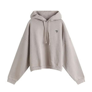 Nueva tendencia 100% algodón Original al por mayor precio barato de gran tamaño buena calidad diseño personalizado sudaderas con capucha de moda para mujer - Product Image 1