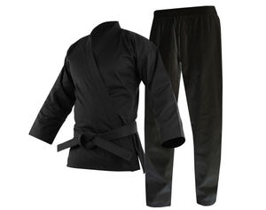 Haute Qualité Professionnel Sur Mesure Karaté Gi Noir MMA Arts Martiaux Porter Pro Qualité Uniforme/Costume Polyester/Coton Séchage Rapide - Product Image 2