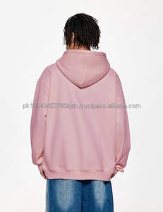 Sweat-shirt à capuche oversize en coton 100% pour hommes, sweat-shirt en éponge française lourd avec logo personnalisé et épaule tombante Taille 6XL Hiver - Product Image 4