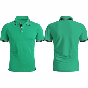 Camiseta Polo para Hombre, Manga Corta, Ropa Deportiva Elegante, Ropa Casual, Tejido Transpirable de Alta Calidad, Camiseta Polo Cómoda de EE. UU. - Product Image 1
