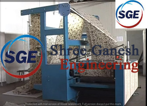 Shree Ganesh Engineering 72 "Machine électrique automatique de pliage de tissu Double système de pliage Machines à filer montées au sol - Product Image 5