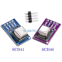 SCD40 SCD41 sensor kualitas udara, modul sensor Gas LGA-20, sensor CO2 fotoakustik sensitif SCD41-D-R2