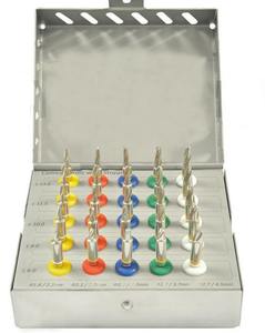 High Quality Brand New Conical <b>Drills</b> Kit 25 Pieces Set with Stoppers Dental Implant <b>Guided</b> Stainless Steel - Product Image 2