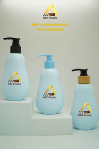 NBT High Quality 230ml HDPE Plastic Duckbill Shampoo Pump <b>Bottles</b> <b>for</b> Skincare Cosmetics Lotion Creams Sealed with Pump Sprayer - Product Image 4