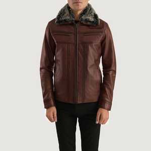 Vente en gros de nouvelles vestes lavées personnalisées Veste en cuir Manteaux pour hommes à la mode pour jeunes 2025 Style américain Automne Hiver pour hommes - Product Image 1