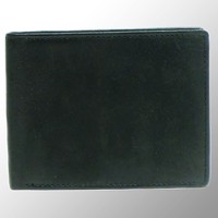 Cartera de Cuero Genuino para Tarjetas de Crédito, Marrón/Negro, Cuero de Grano Completo, Logotipo Personalizado en Relieve, Ranura para Billetes, Cartera de Cuero para Hombre