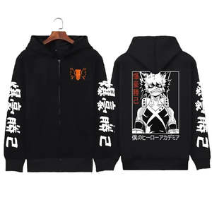เสื้อฮู้ดโอเวอร์ไซส์ คัตสึกิ บาคุโกะ ผ้าถักคุณภาพสูง ระบายอากาศได้ดี น้ำหนักเบา ทันสมัย พิมพ์ลาย สำหรับฤดูใบไม้ผลิและฤดูใบไม้ร่วง ไซส์ XS - Product Image 3