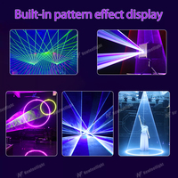 Proyector Láser RGB de 5W para Mapeo de Cubos, Dibujo y Animación en Tiempo Real, Luz Láser con Control por Aplicación para Fiestas y Eventos de DJ