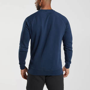 Logo personnalisé Hommes Ras Du Cou Sweat Régulier Coton Mélangé Éponge Pull Brodé Sweat Fabricant OEM En Gros - Product Image 6
