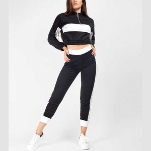 Derniers ensembles deux pièces de survêtement de jogging de haute qualité Survêtement en polaire pour femmes Tricots Ensemble de survêtement pour femmes - Product Image 1