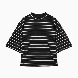 Wholesale Rate Custom Stripes Design Drop Shoulder Loose Fitted Women's Oversize T-Shirts Outdoor Fashion Clothing T-Shirts - Product Image 4