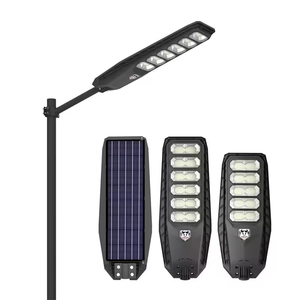 อัปเกรดไฟถนนพลังงานแสงอาทิตย์กลางแจ้ง300W 400W 500W 600W แบตเตอรี่เซ็นเซอร์เรดาร์ LiFePO4ทำงาน4วันที่ฝนตก - Product Image 1