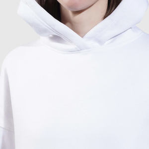 Sweat-shirts à capuche courts unisexes personnalisés de qualité supérieure, 100% coton, anti-rides, respirants, à fermeture éclair, pour femmes - Product Image 4