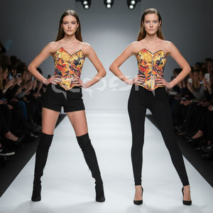 Breathable Everyday Satin Vintage Print Sexy Over Bust Waist Shaping Corset Supplier From Pakistan - Product Image 3