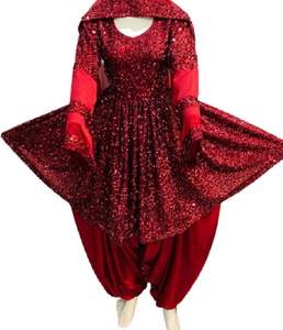 2025 vestido KUCHI afgano con vestido bordado tradicional Tribal hecho a mano para mujeres Festival KUCHI afgano cultura Pashtun - Product Image 1