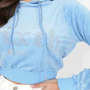 Nouvelle collection de pulls à capuche de dernière conception pour femmes taille américaine ensemble de sweat à capuche pour femmes streetwear Logo personnalisé - Product Image 2