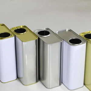 Bền 1L vuông tin có thể leakproof rustproof công nghiệp chất bôi trơn dầu container an toàn lưu trữ kim loại lon cho sản phẩm gia dụng - Product Image 4