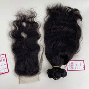 Extensiones de cabello humano tejido Remy virgen vendedor de paquetes de cabello crudo vietnamita natural gratis - Product Image 4