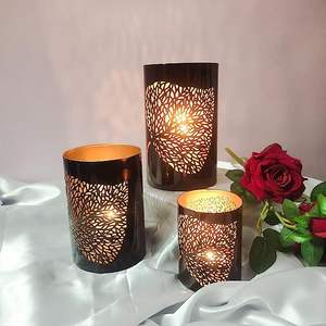 Lampe à thé en métal Ensembles de lampes votives Lampe décorative intérieure Fêtes de mariage Lampe votive personnalisée Meilleure qualité d'exportation - Product Image 1