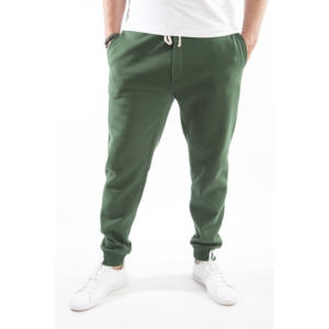 Pantalones de chándal atléticos activos de lana para hombre, Jogger con cordón y bolsillo con cremallera, pantalón transpirable antiarrugas para entrenamiento - Product Image 2