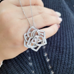 Conjunto de joyería de cobre para mujer, collares de piedras de CZ, moda para fiesta, odm oem obm, joyería, listo para enviar, novedad de 2023 - Product Image 3