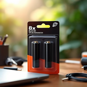 8x AA <b>Battery</b> Holder Black with Loose <b>Cable</b> Ends 10 Pack Electronic Accessories - Product Image 3