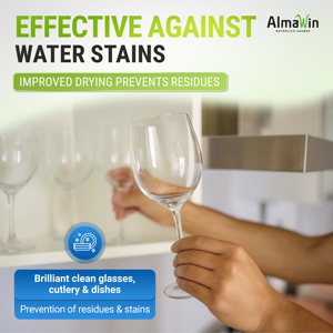 AlmaWin Custom 1 Rinse Aid 500ml Environmentally Friendly <b>Dishwasher</b> Limescale-Free Dishes For All <b>Dishwashers</b> - Product Image 6