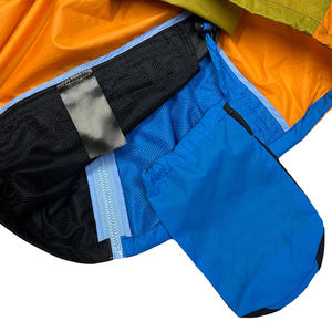 Custom Design Wholesale Nylon Windbreaker Jackets for <b>Men</b> Rain Outdoor 100% Polyester Hooded Jacket - Product Image 3