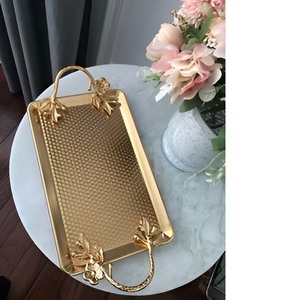 Plateau de service en bois vintage forme personnalisée taille poignée en métal mariage événement assiette plat cuisine maison fête couleur personnalisée - Product Image 2